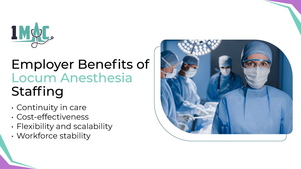 Employer Benefits of Locum Anesthesia Staffing