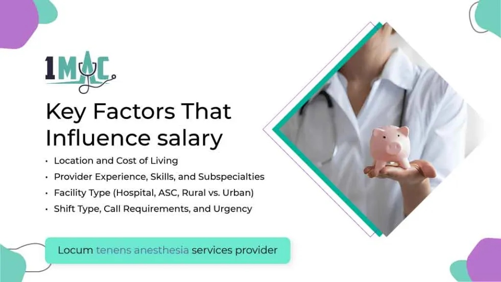 Key Factors That Influence Locum Tenens Anesthetist Compensation
